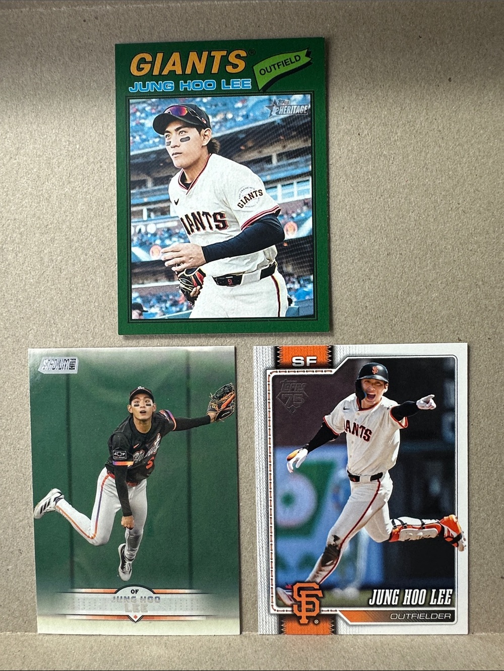 4 Bryce Eldridge rookies in Giants lot of 22 + Matt Chapman/Jung Hoo Lee/Devers - Picture 11 of 16